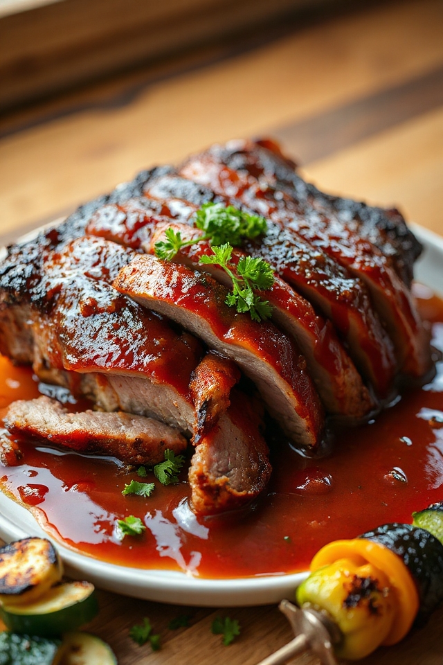 barbecue brisket cooking process