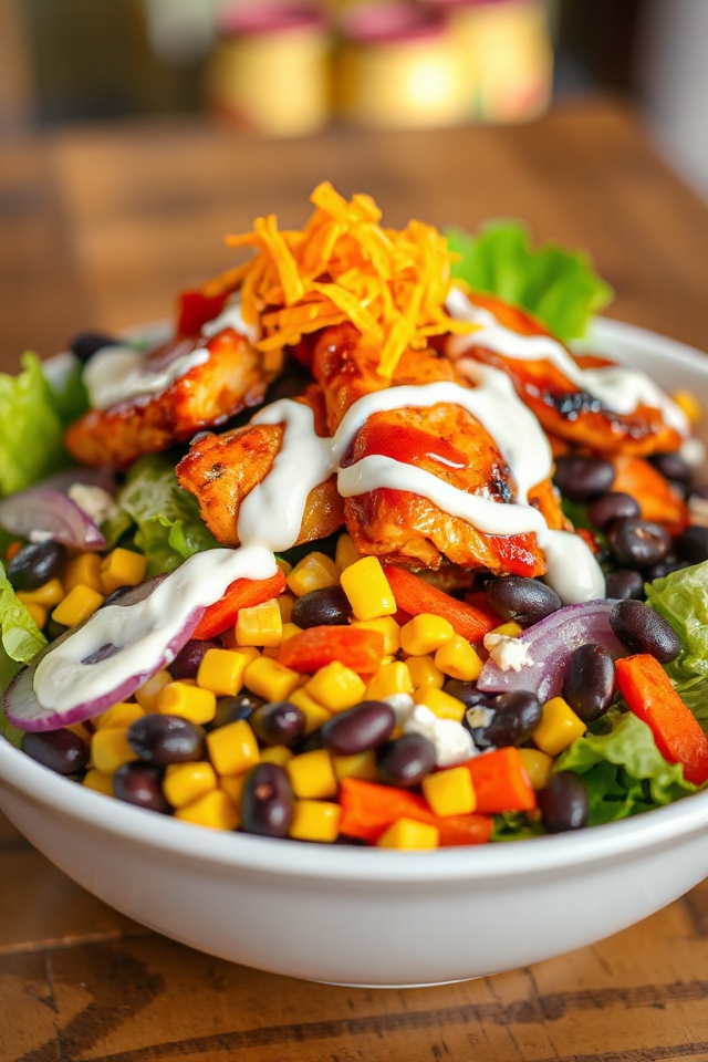 bbq chicken salad recipe