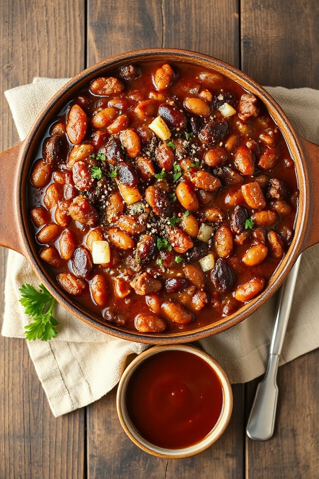 bbq ground beef baked beans