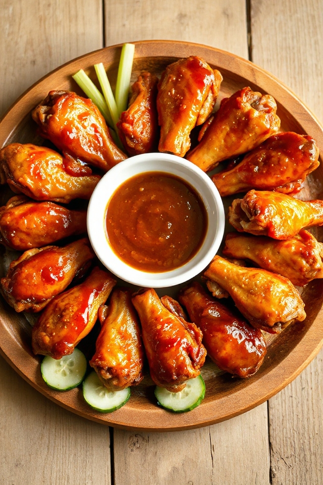 citrusy barbecue chicken wings
