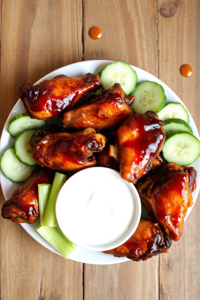 citrusy flavored chicken wings