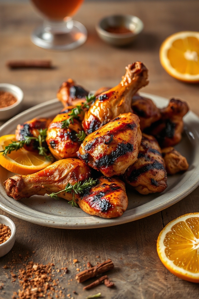 flavorful marinated grilled chicken