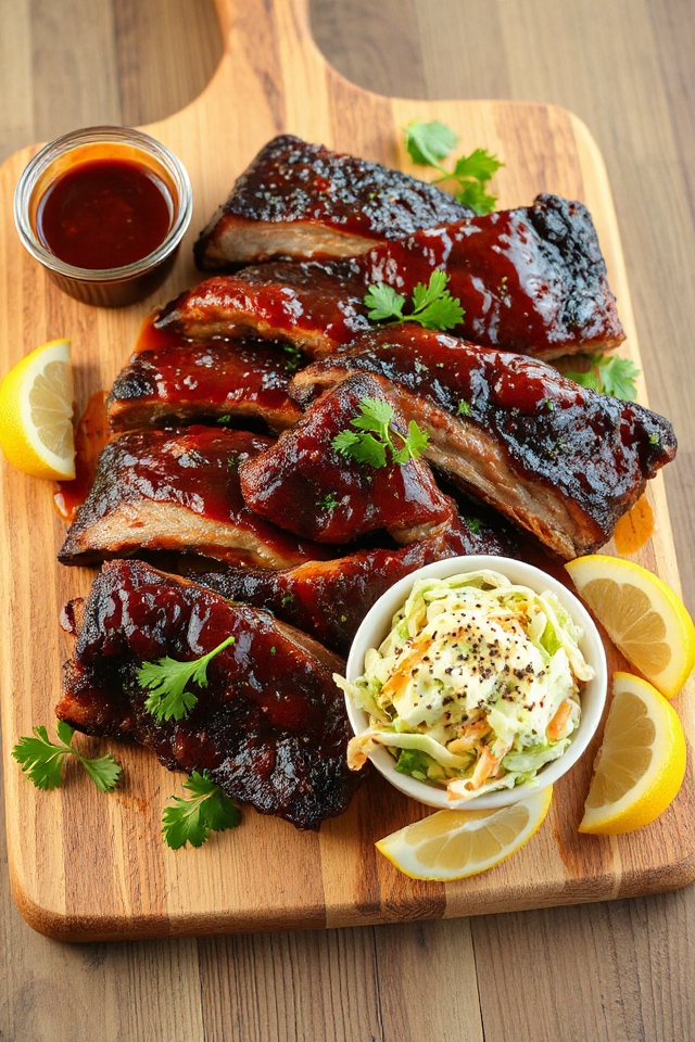 garlic infused bbq ribs recipe
