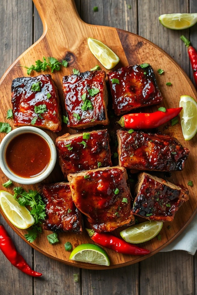 ginger infused bbq beef ribs