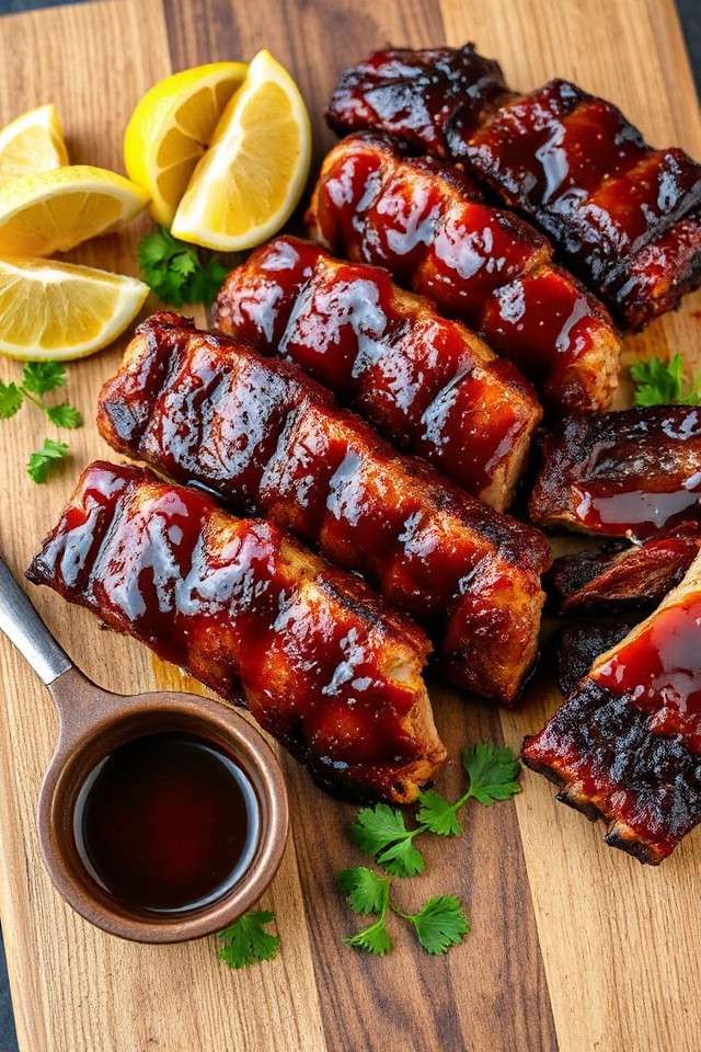 honey glazed bbq pork ribs