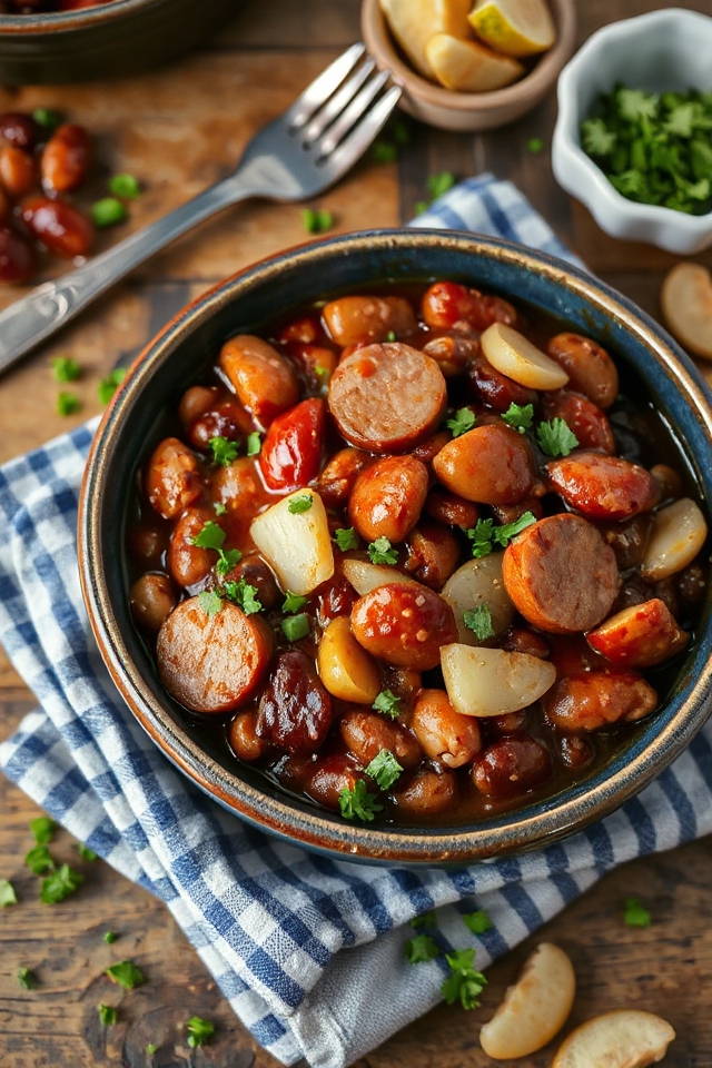 kielbasa and beans delight