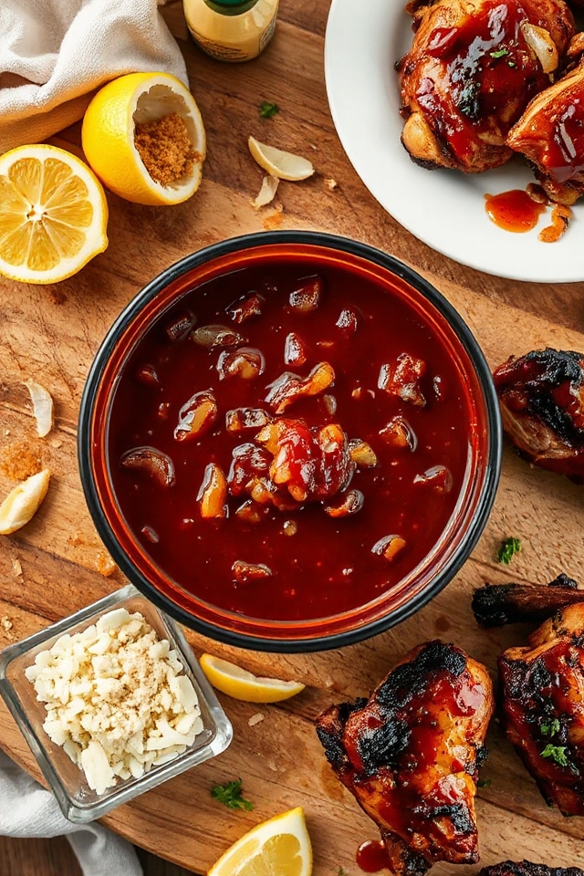 lemon zest barbecue sauce