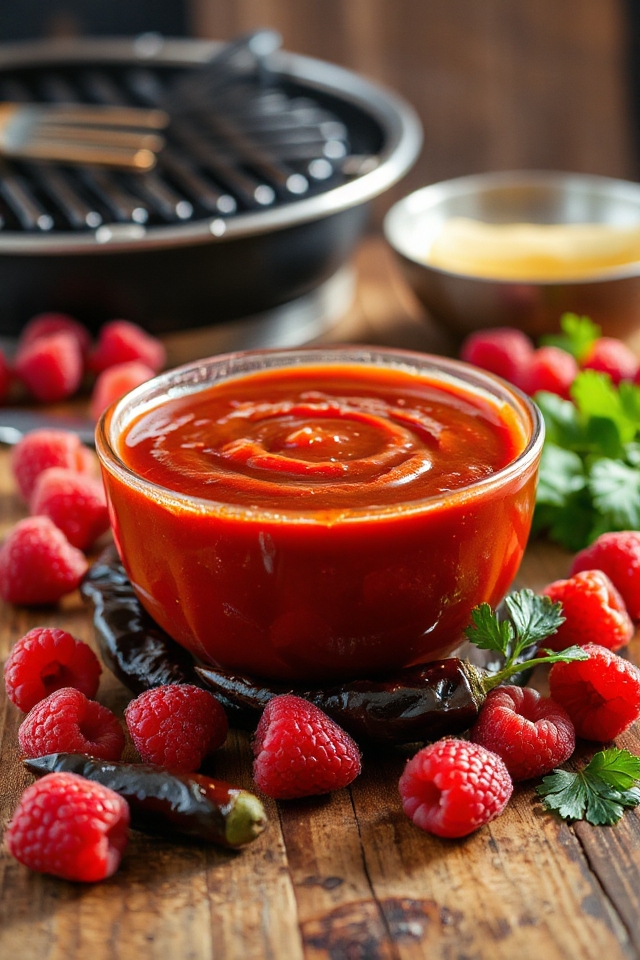 raspberry chipotle bbq sauce