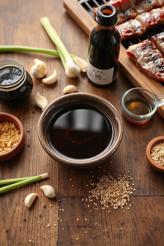 sake infused korean bbq marinade