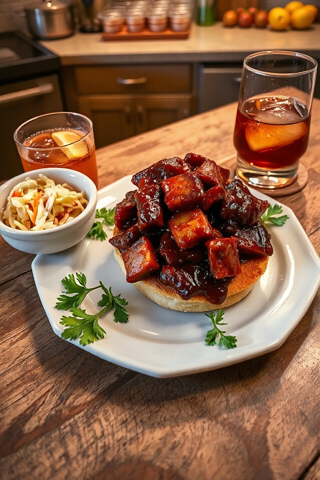 savory bbq with tangy twist