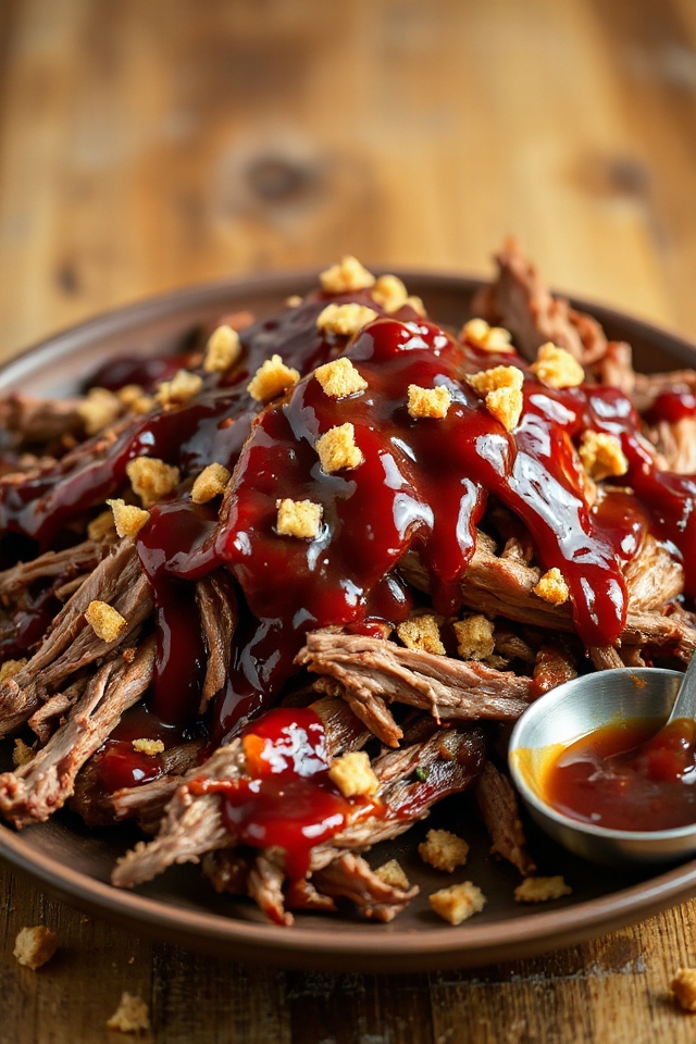 slow cooked bbq beef brisket