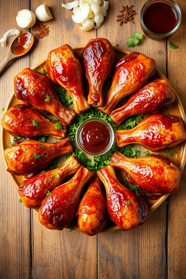spicy bbq chicken legs