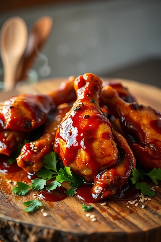 spicy bbq chicken legs recipe