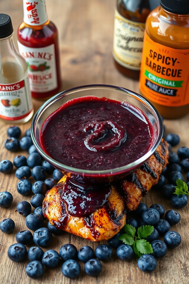 spicy blueberry barbecue sauce