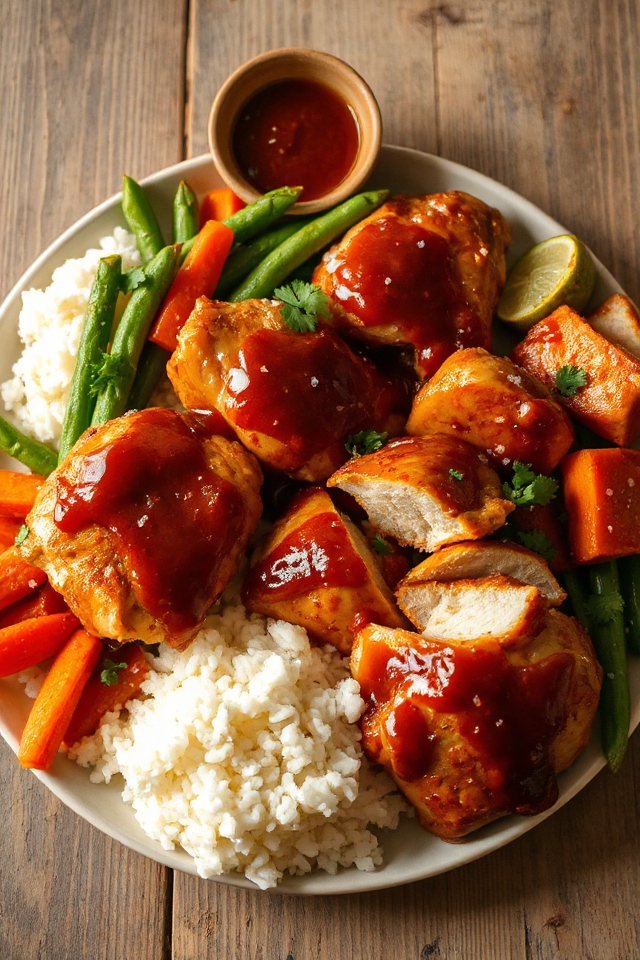 sweet and savory chicken