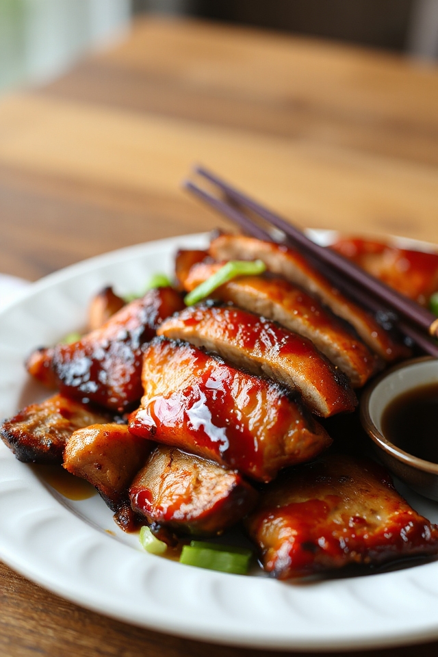 sweet honey glazed bbq pork