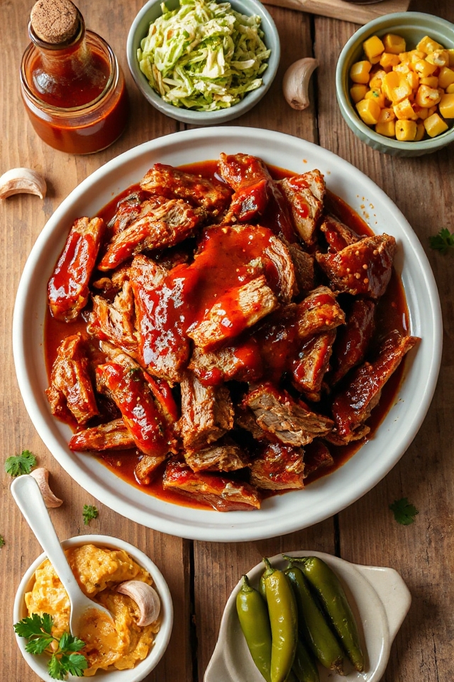 tangy pork shoulder bbq