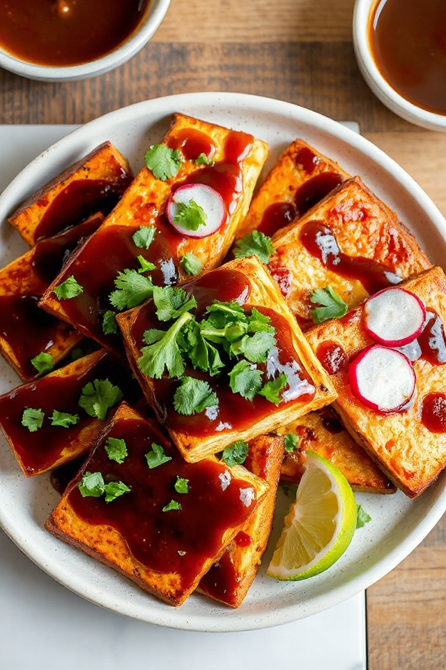 zesty bbq tofu delight